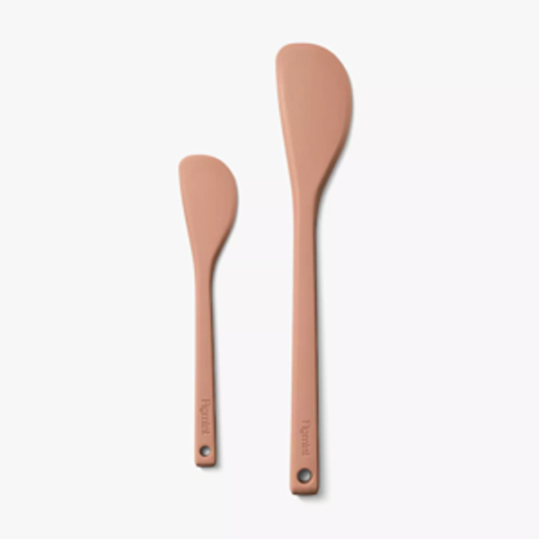2pc Silicone Spatula Set - Figmint™ - Color: Terracotta Orange