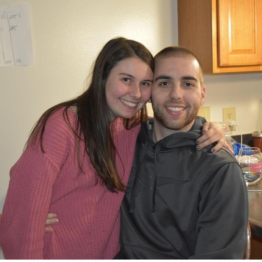Our first photo together! September 2020