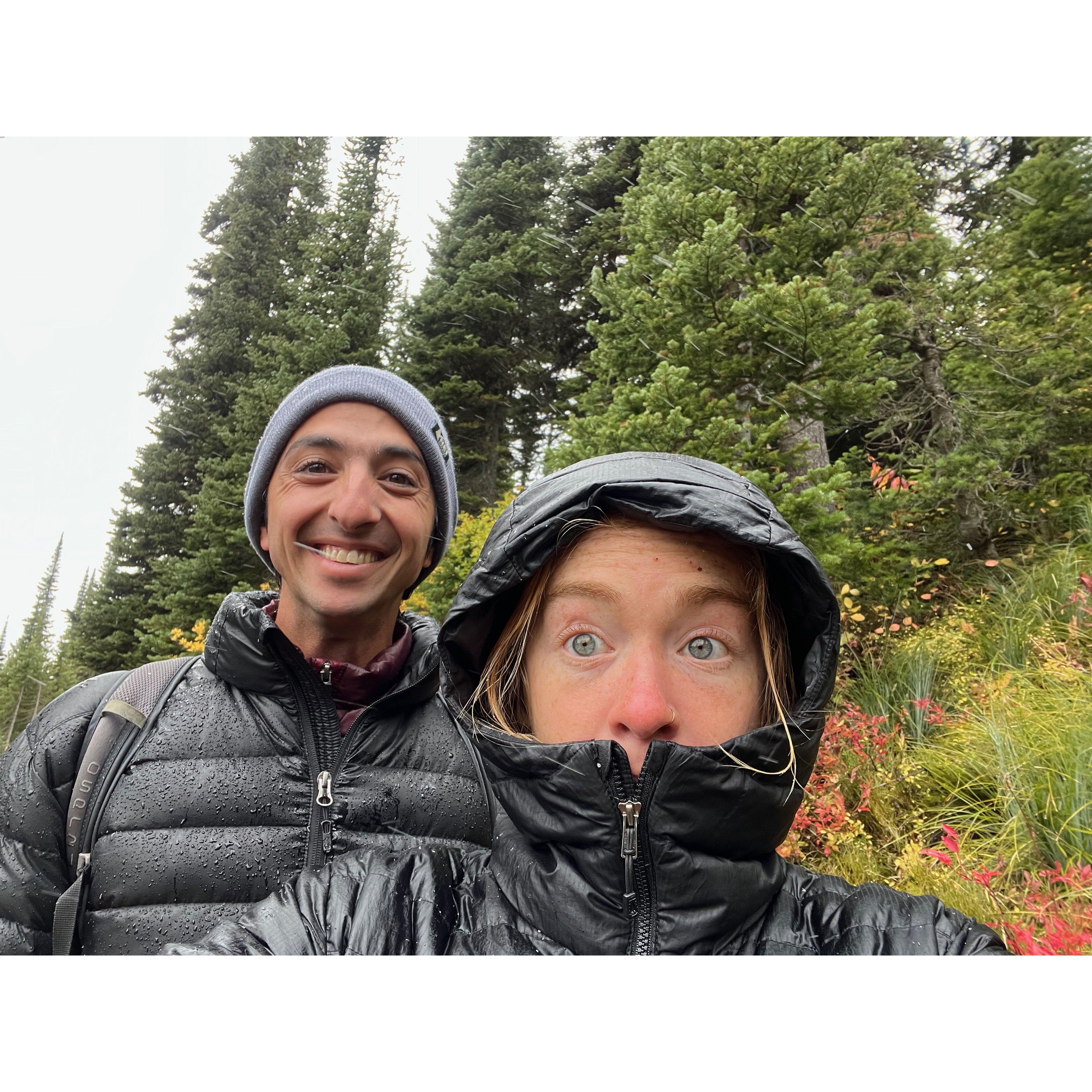 A beautiful, rainy hike in the Jewel basin