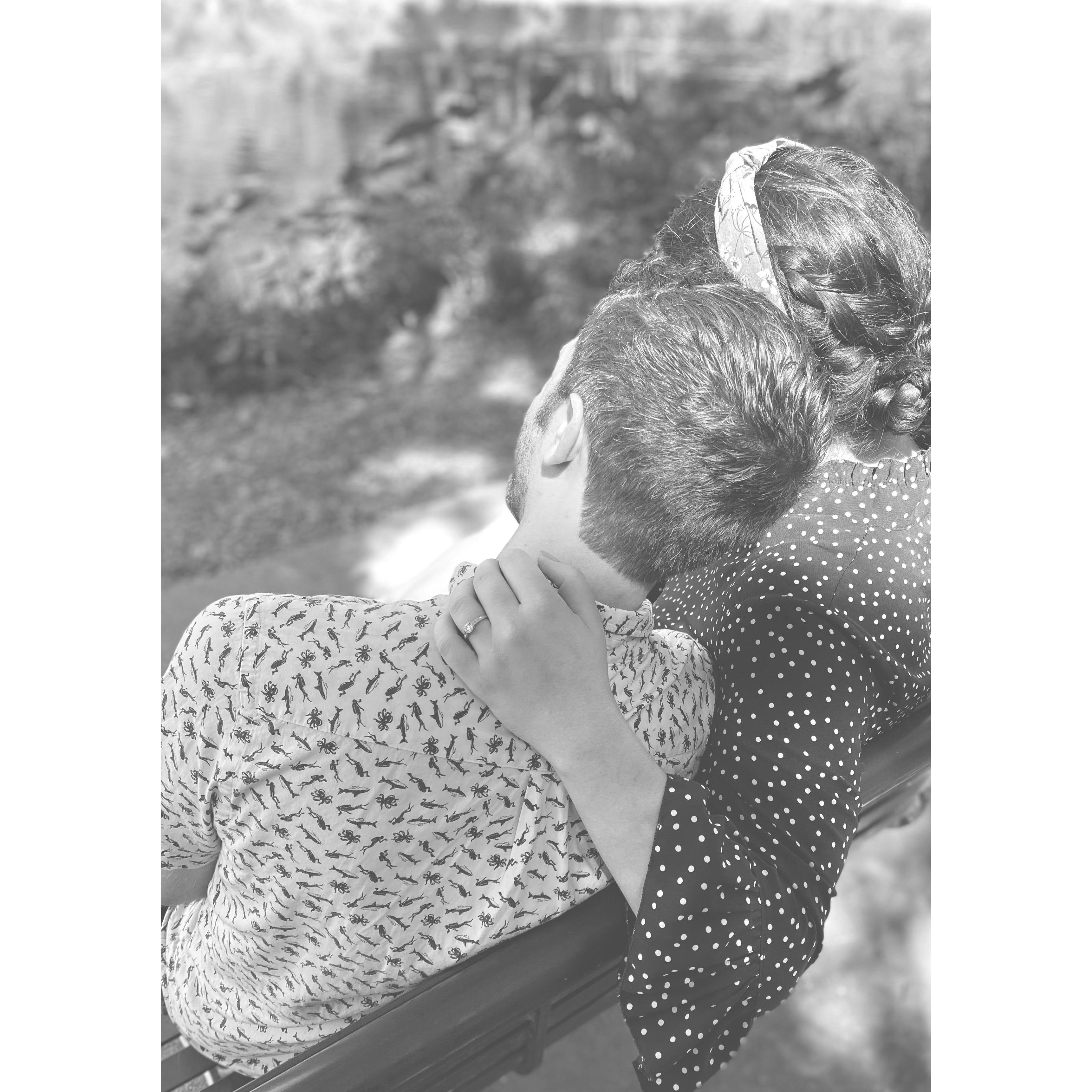 We got engaged at City Park and Katie took pictures of us immediately after. October 18th, 2020.