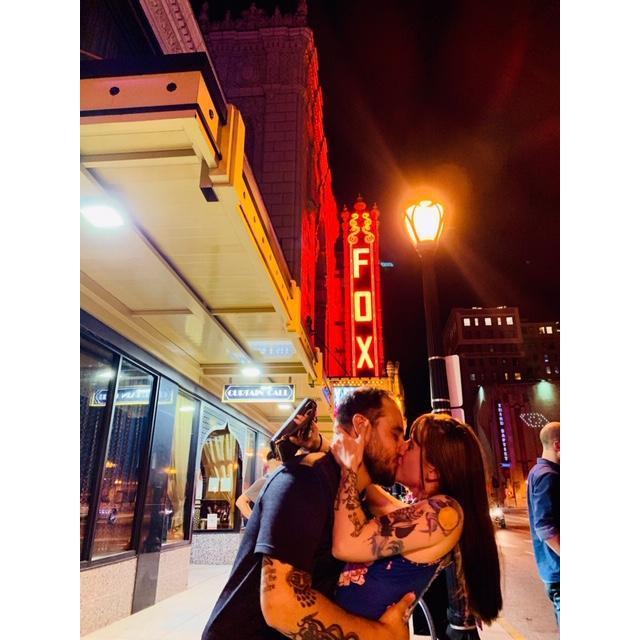 My new favorite picture of us! The evening of or engagement outside of one of my favorite places with my favorite man.

Photo Cred: Kyle Collins