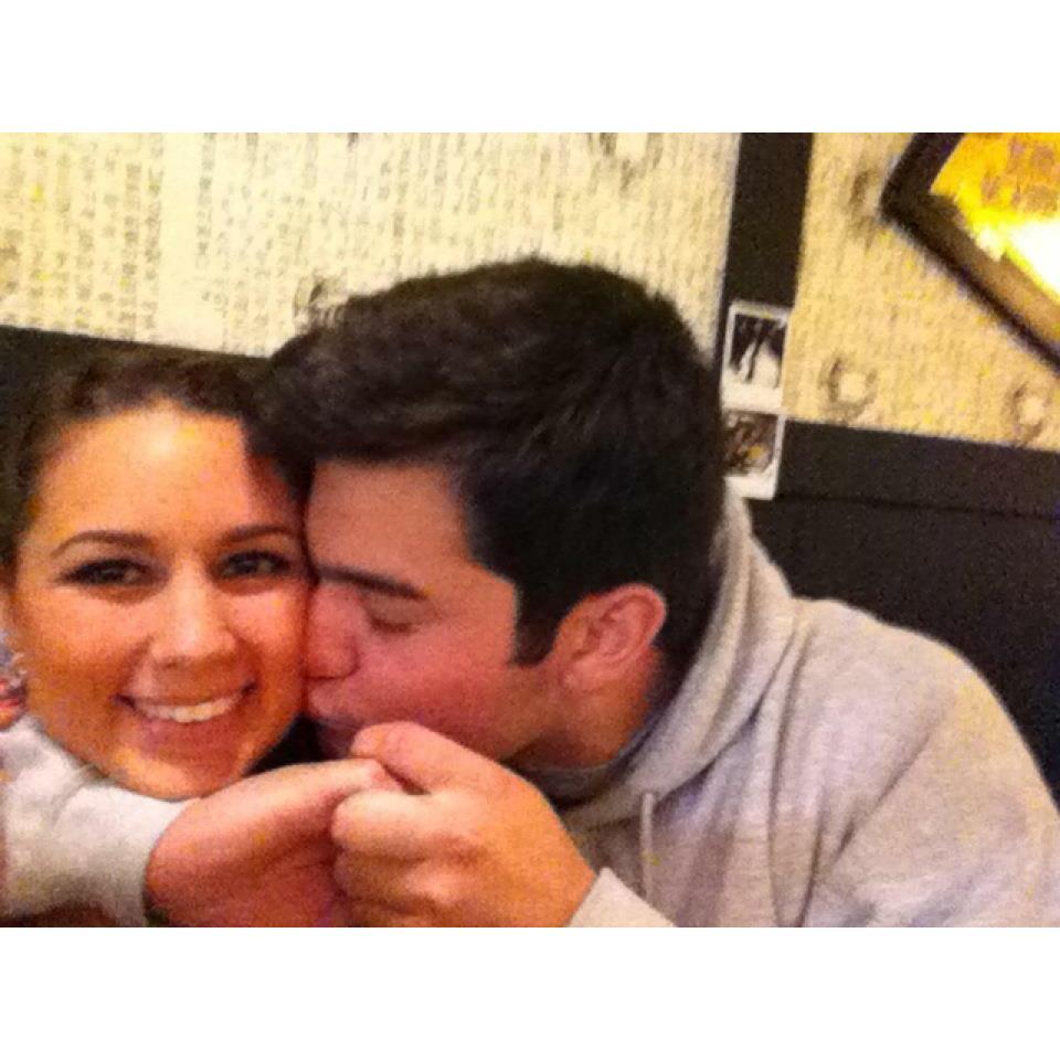 Sushi dates are the best dates, especially when he gives me sweet kisses.