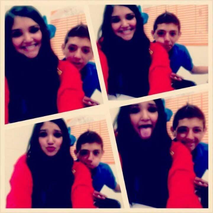 Our first picture as friends from 2011