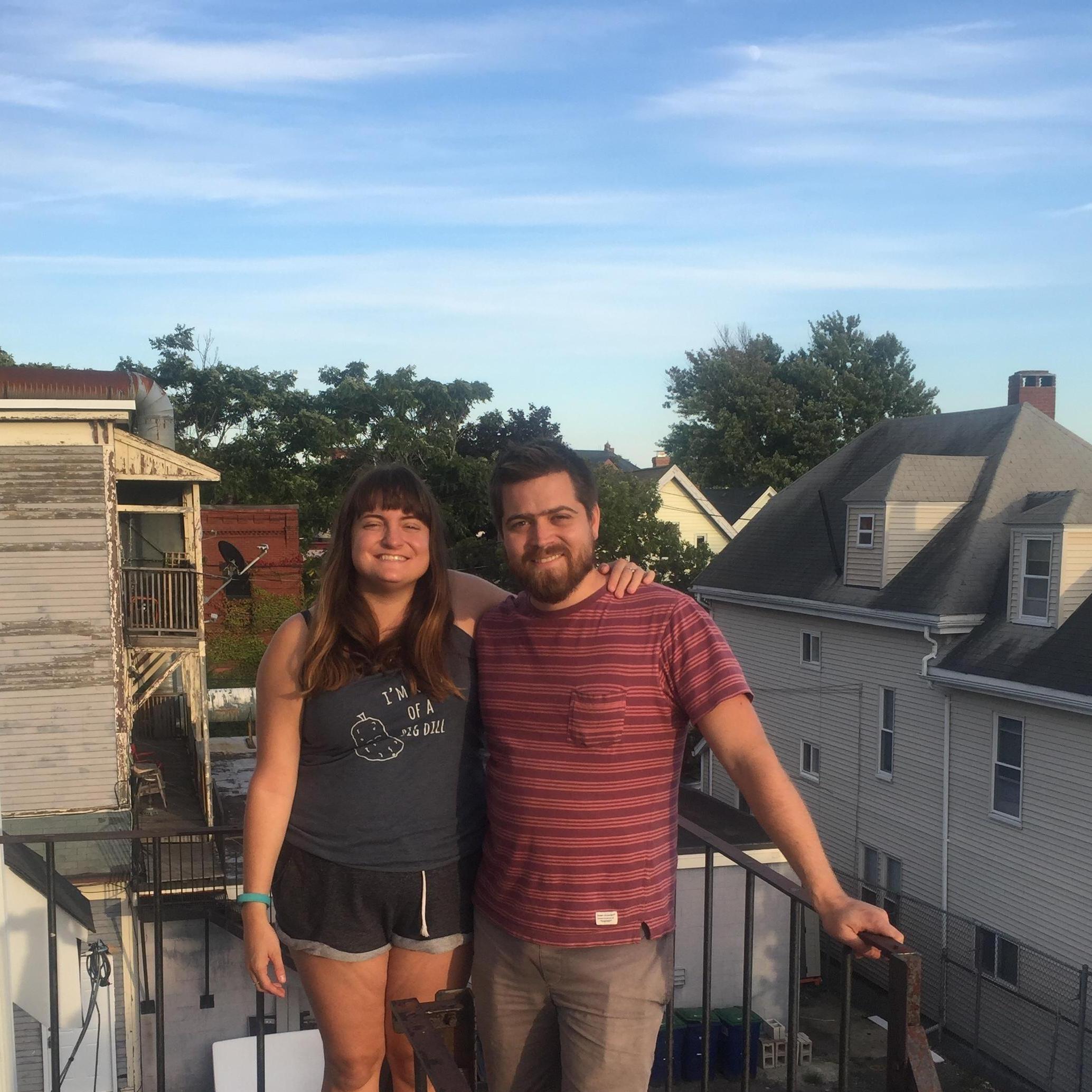 2017: We move in together in Somerville!