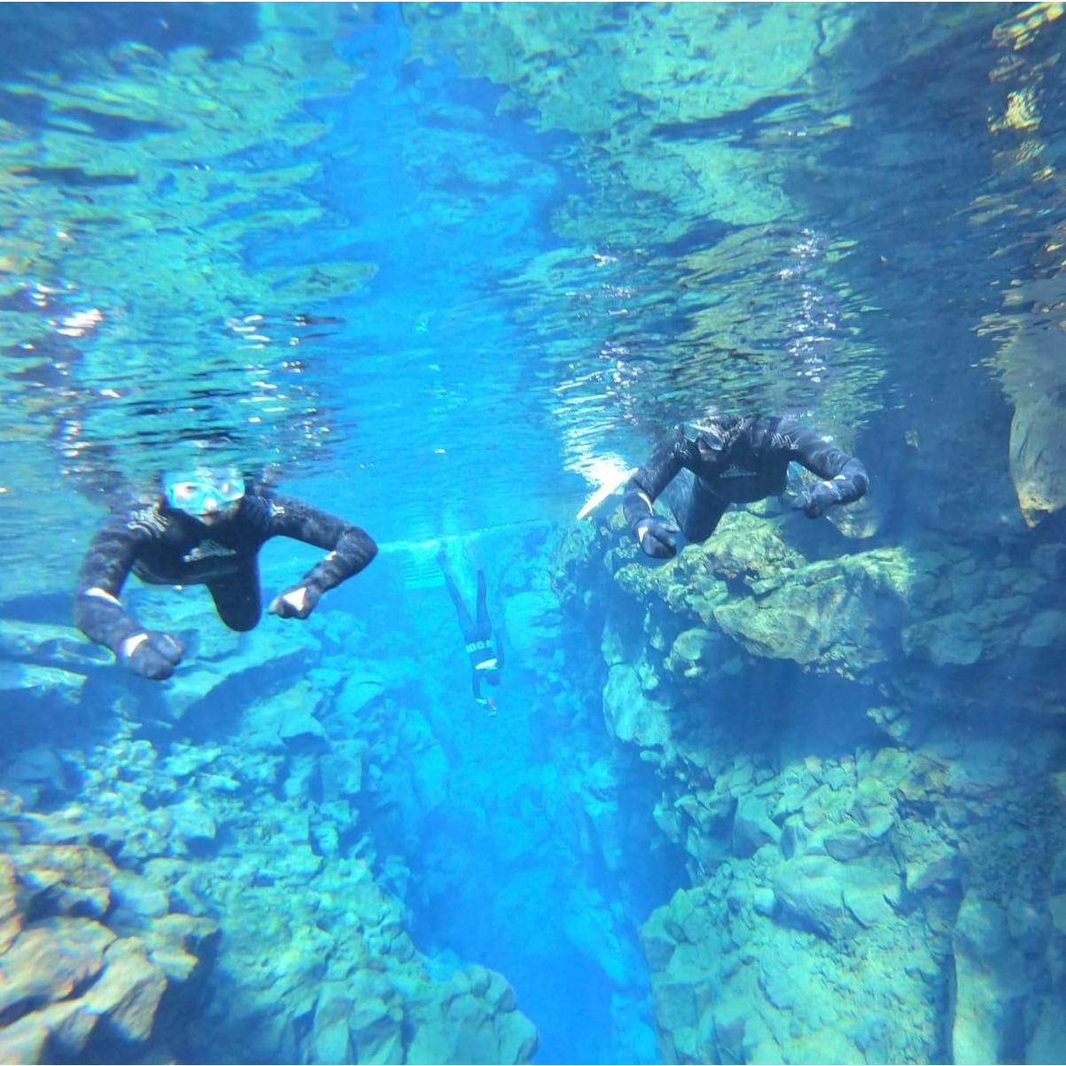 And we snorkeled in the most BEAUTIFUL (and cold) water I've ever seen in my life!