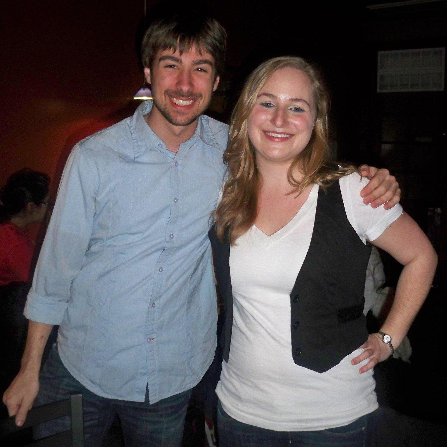 Our first pic as a couple! 2011