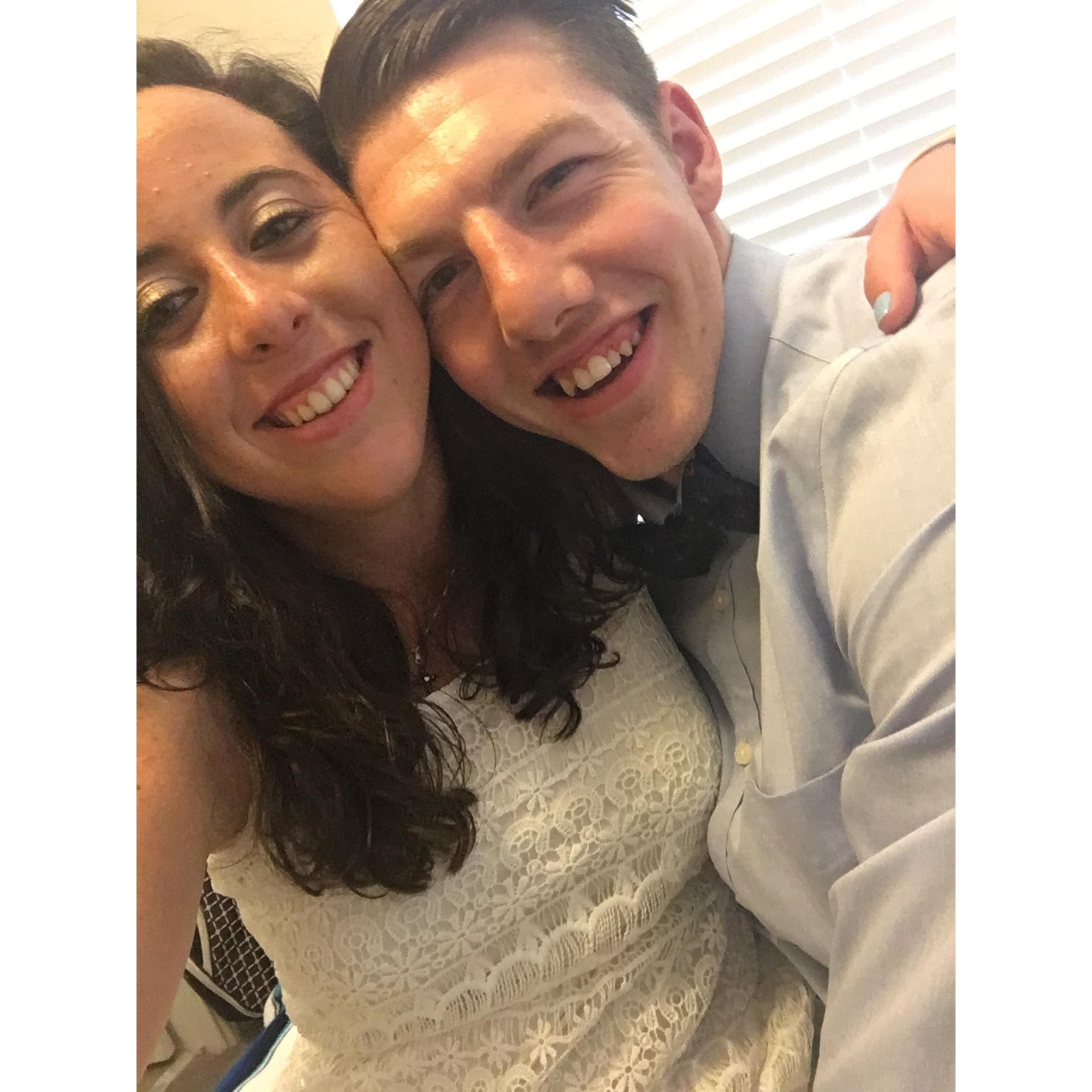 Our first picture together