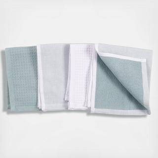 Linden Reversible Terry Dish cloth, Set of 4