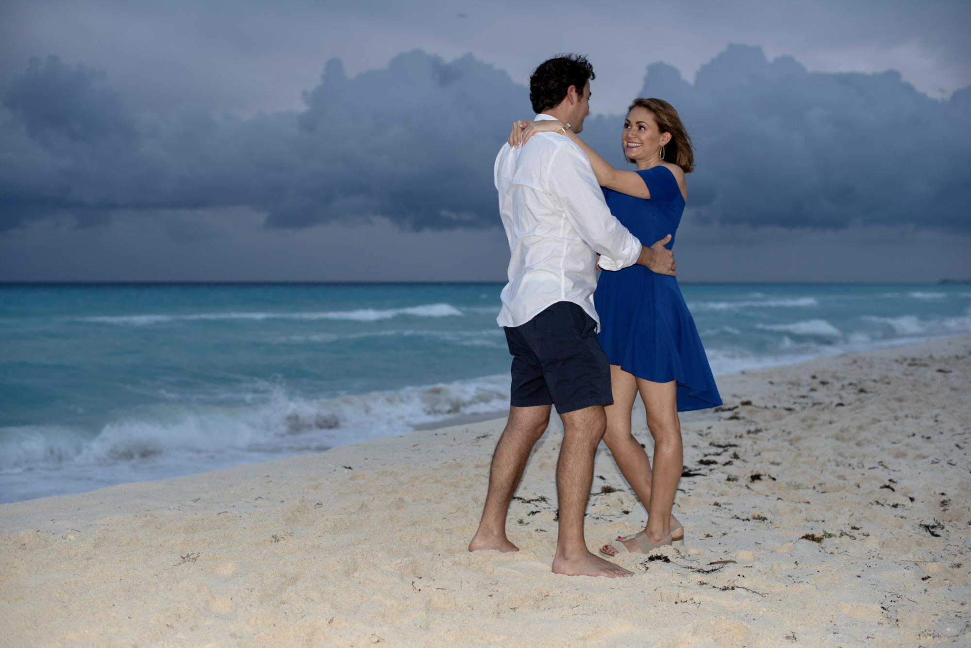 Cancun: the spot we got engaged 🤍