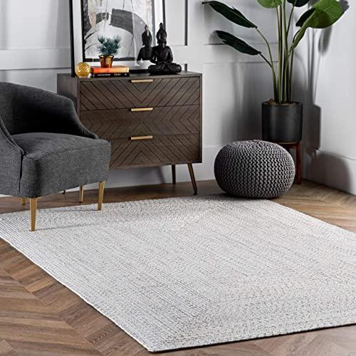 nuLOOM Wynn Braided Indoor/Outdoor Area Rug, 8' 6" x 11' 6", Ivory