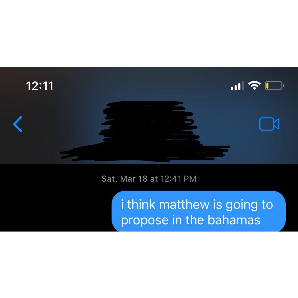 Honestly I am so so surprised he was able to wait till May when he did propose, because anyone who knows Matthew, knows he is like a excited kid and can not keep secrets to save his life