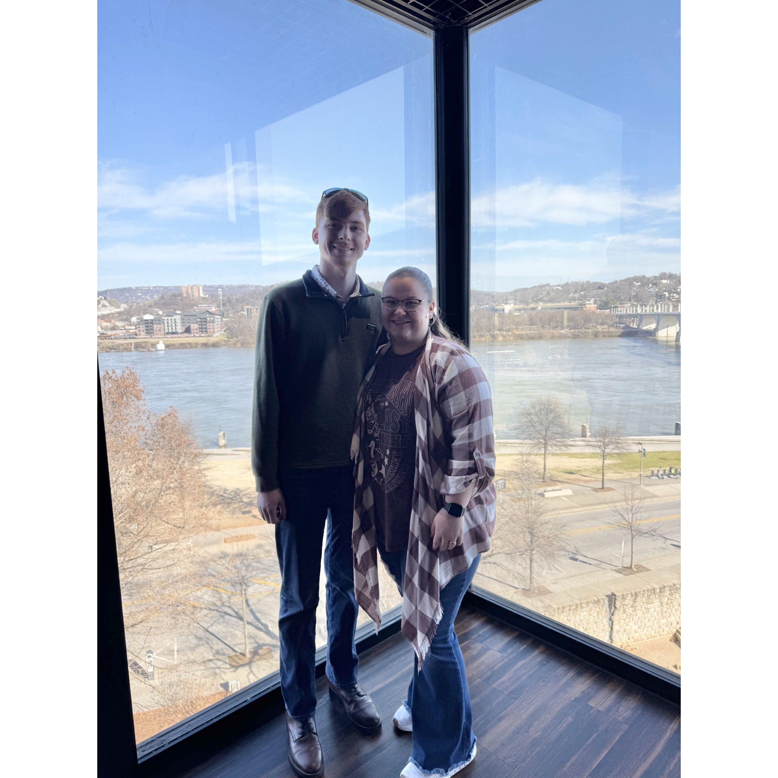 Taken at the Tennessee Aquarium on March 1st, 2025, the day we got engaged!