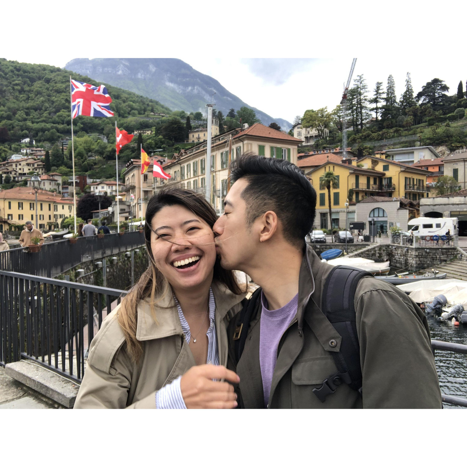 Freddie and Kasey's first time in Italy and loving every pasta, pizza slice, cheese wheel, and Aperol and Hugo Spritz there existed.