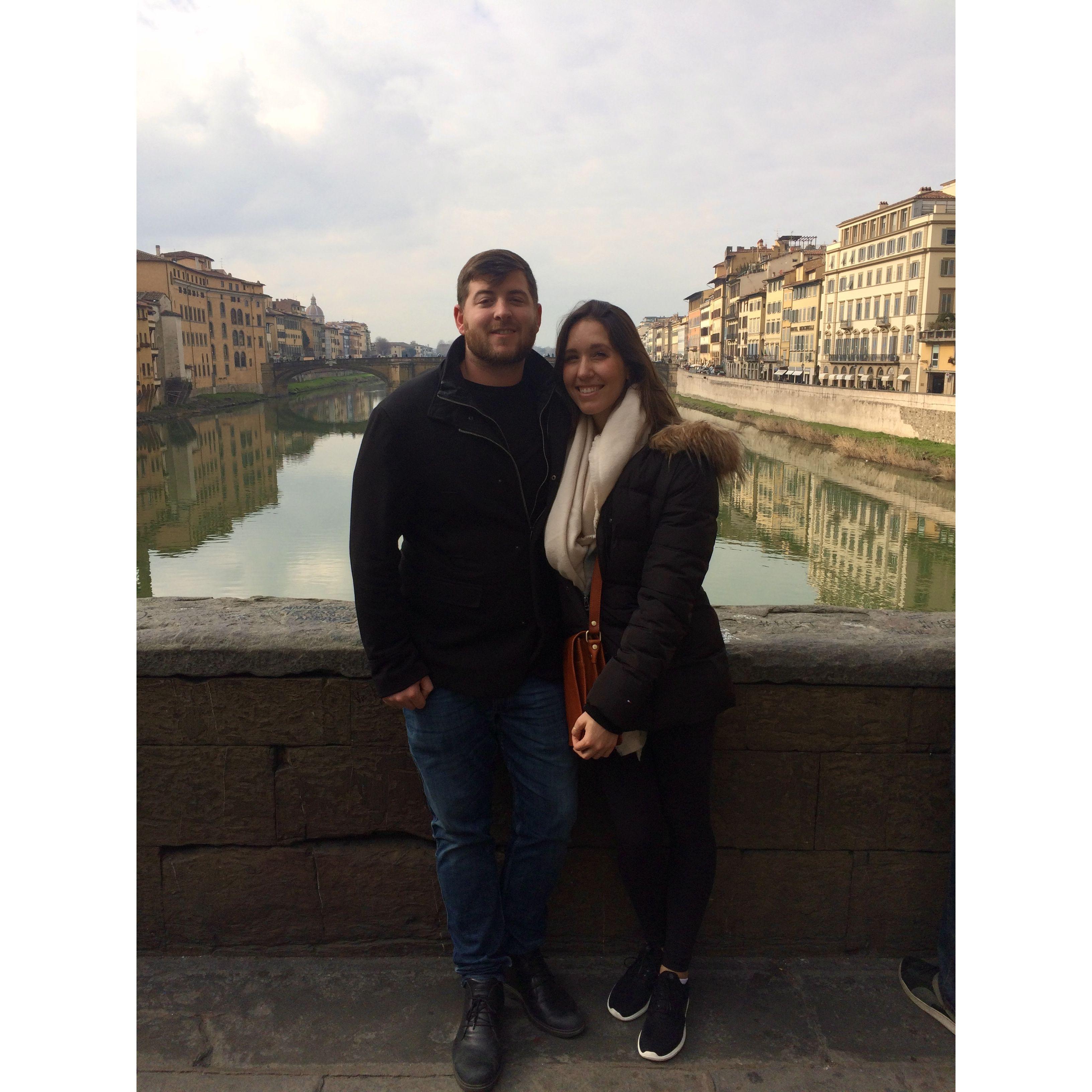 Here is a photo from Florence, Italy when Misha went to visit Jamie while he studied abroad in 2017.