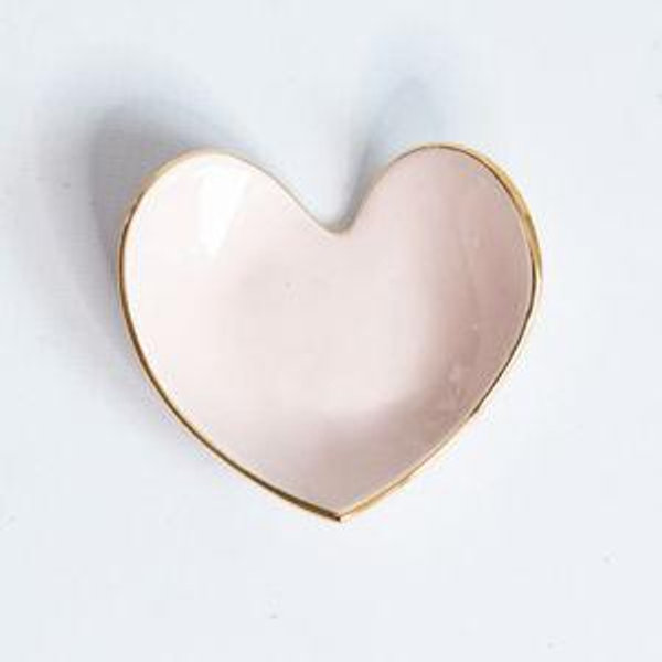 Heart Ring Dish (peony or white)