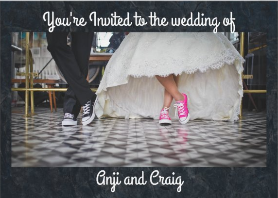 The Wedding Website of Anji Fogarty and Craig Conboy