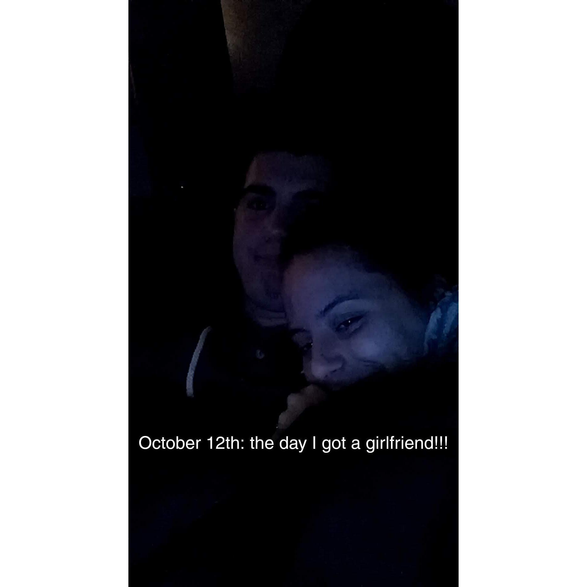 The day we started dating!
October 12, 2018