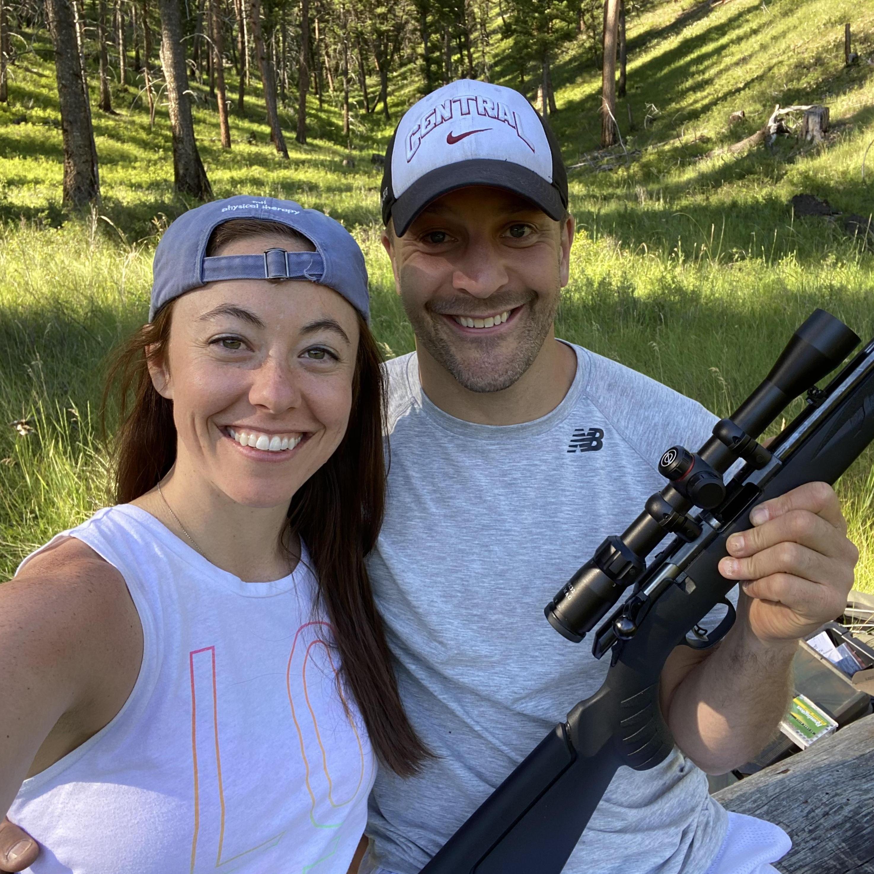 Our first shooting competition. Jason "let" Andrea win... ;)