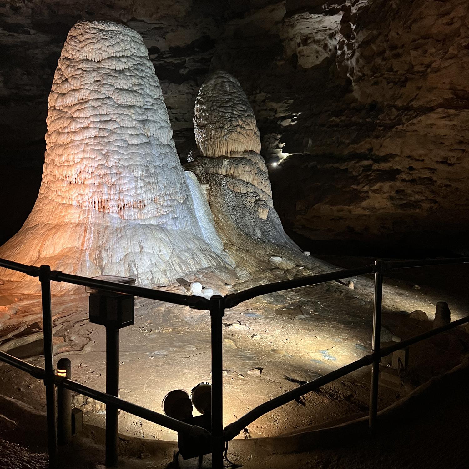 One of the many stalagmites we saw in the bowels of Missouri (in the caves)…