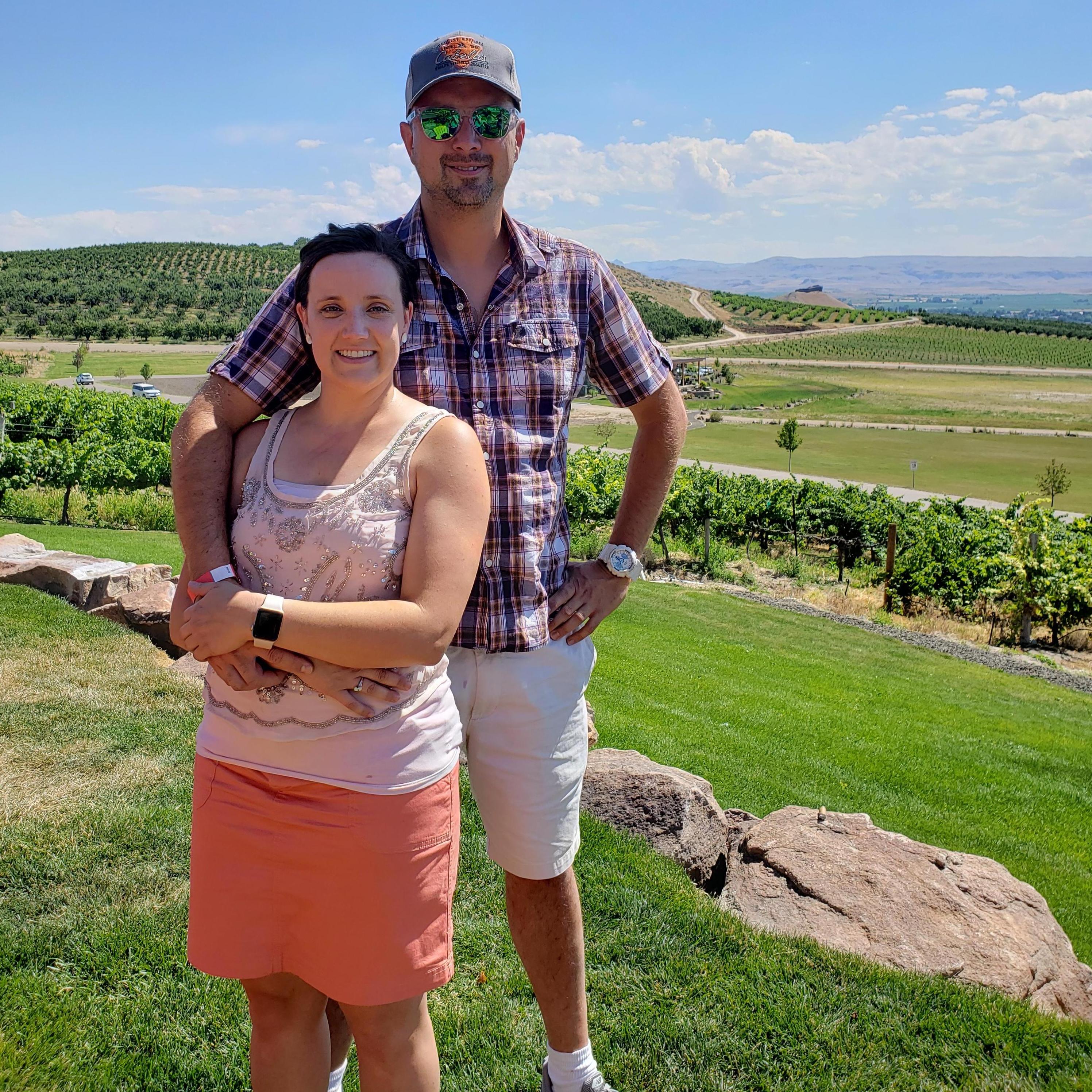 Rachael's birthday in Idaho wine country.