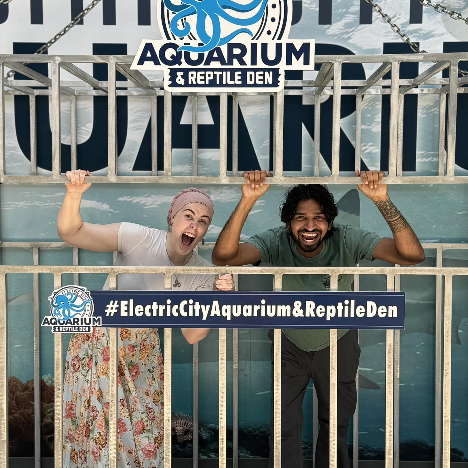 We visited the aquarium in Scranton, PA while Lauren was on rotation there