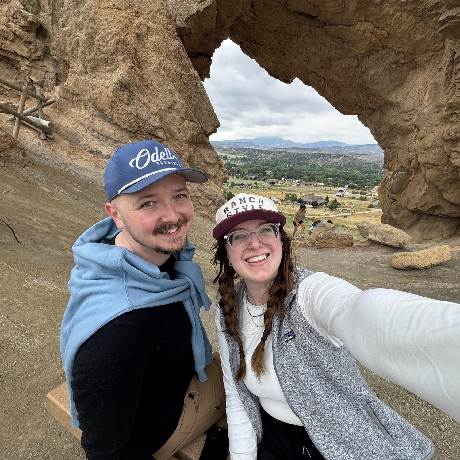 hiking at devils backbone