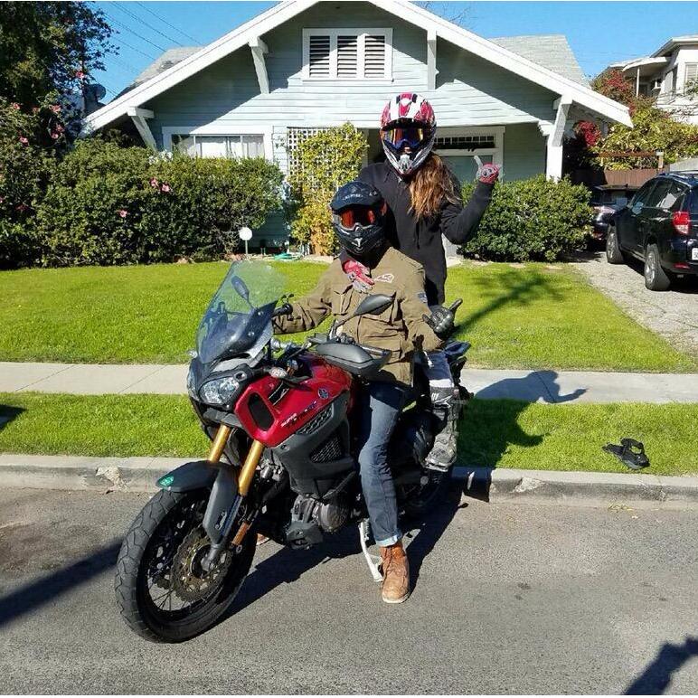 After a Moto-Date around Hollywood.