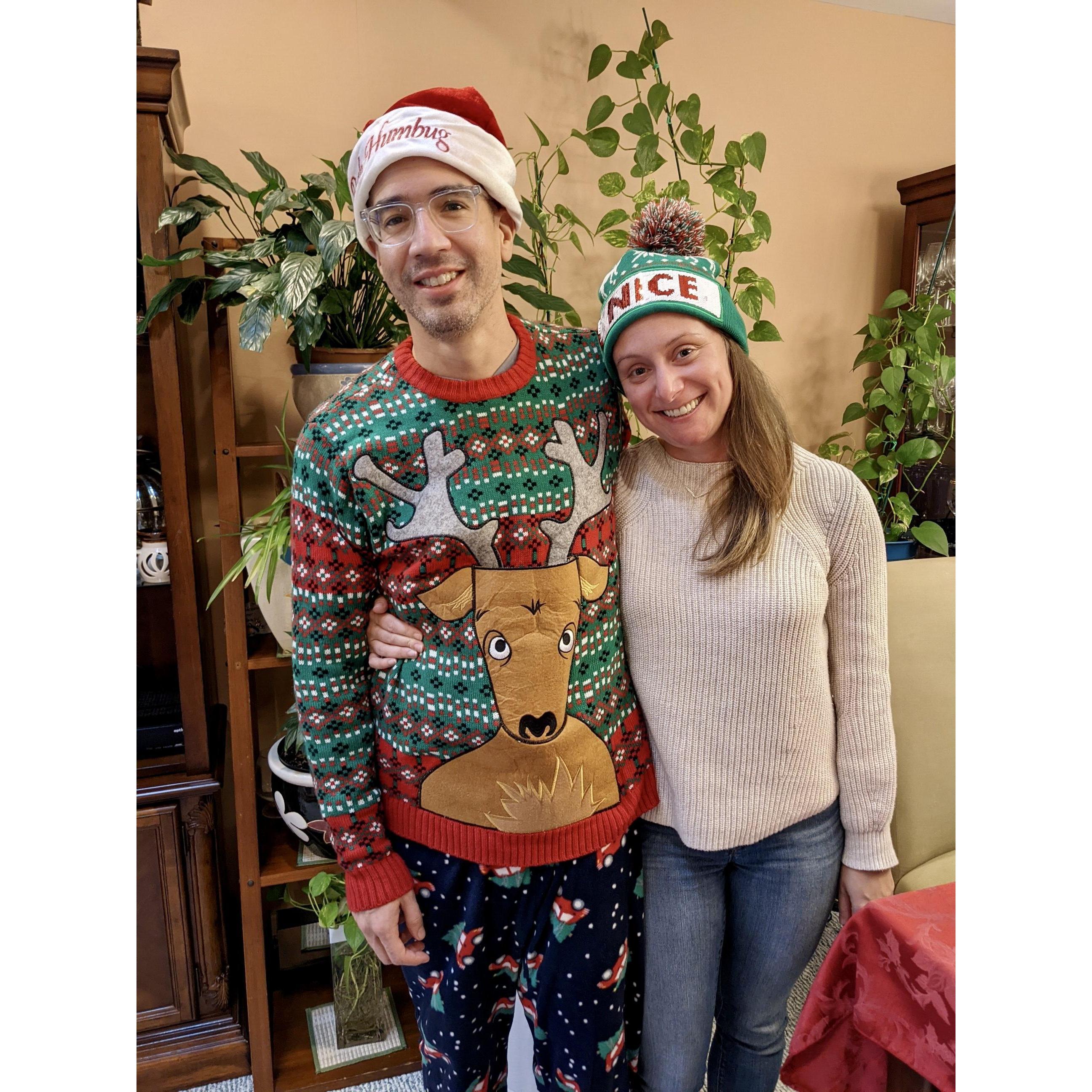 Christmas with Miguel's family.