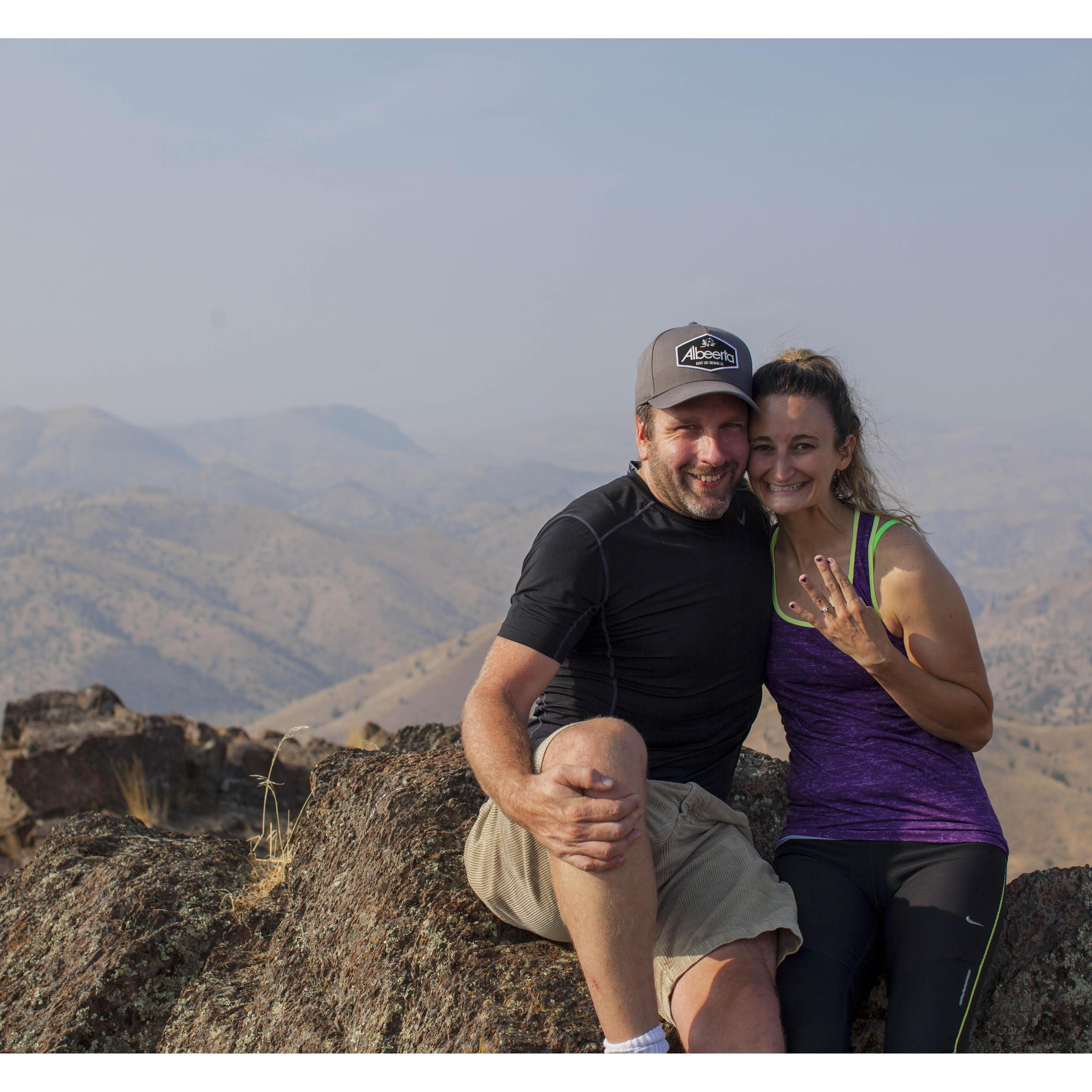 Right after Scott proposed he set up the tripod and captured it.