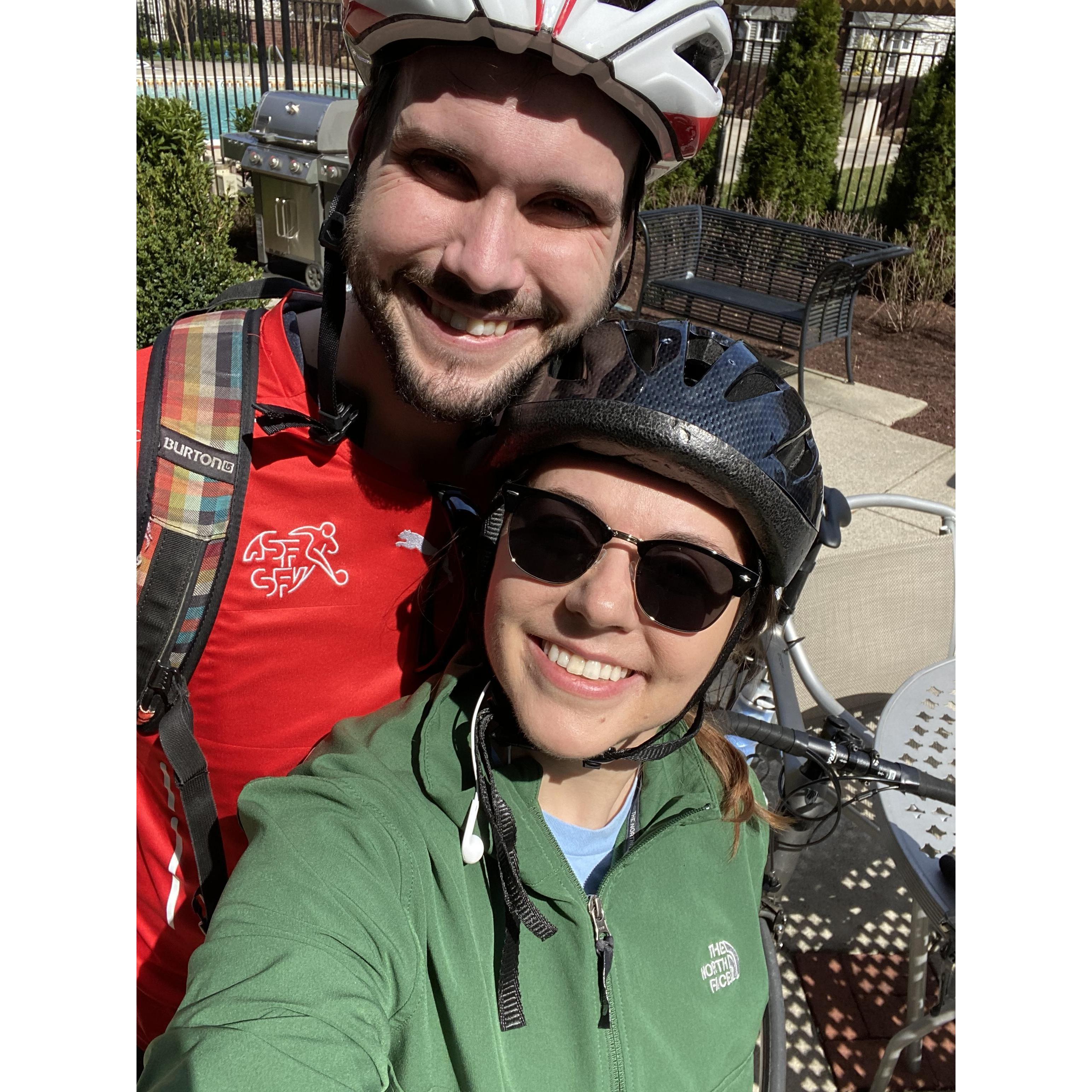 Our favorite activity together.