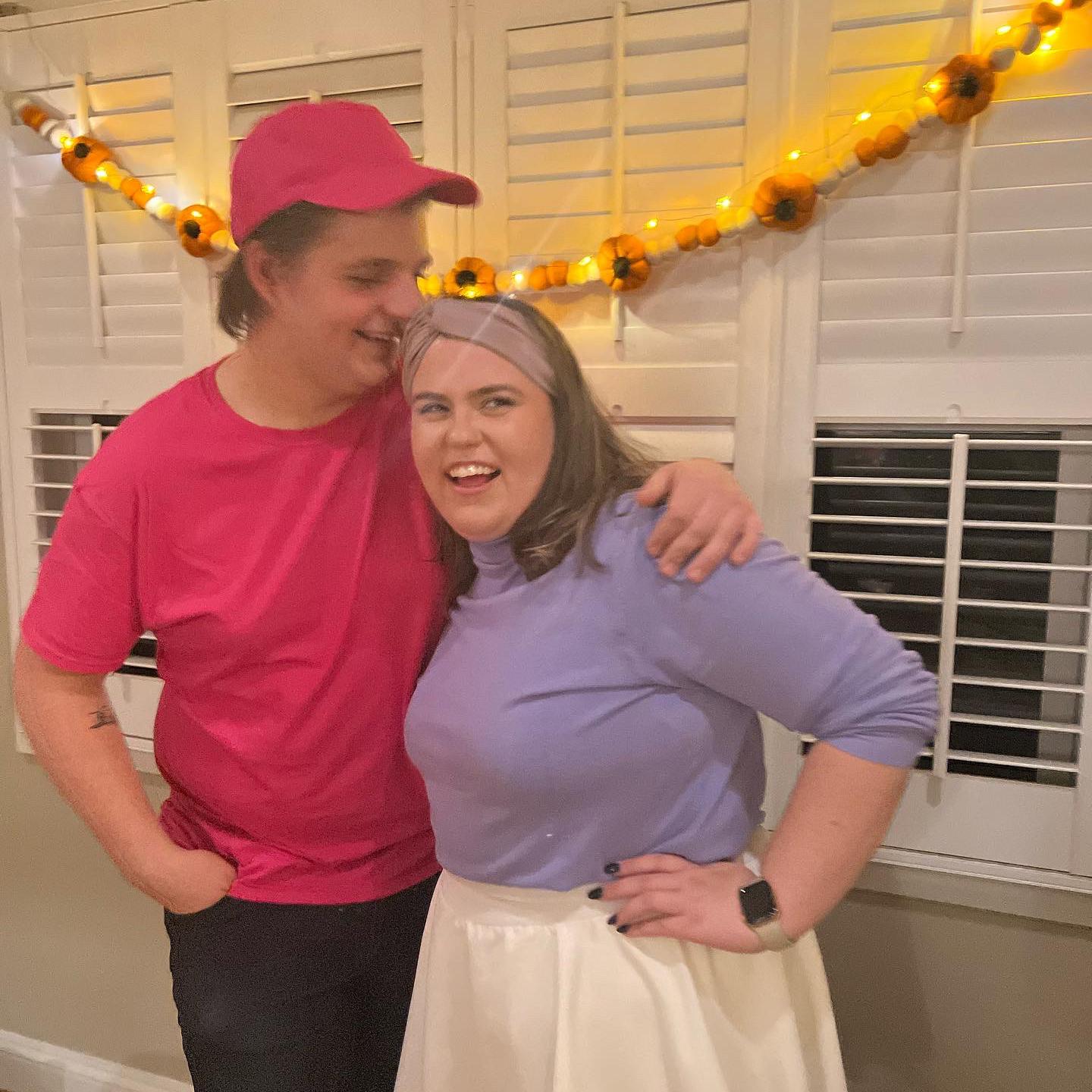 Halloween 2022 as Timmy Turner and Trixie from Fairly Odd Parents