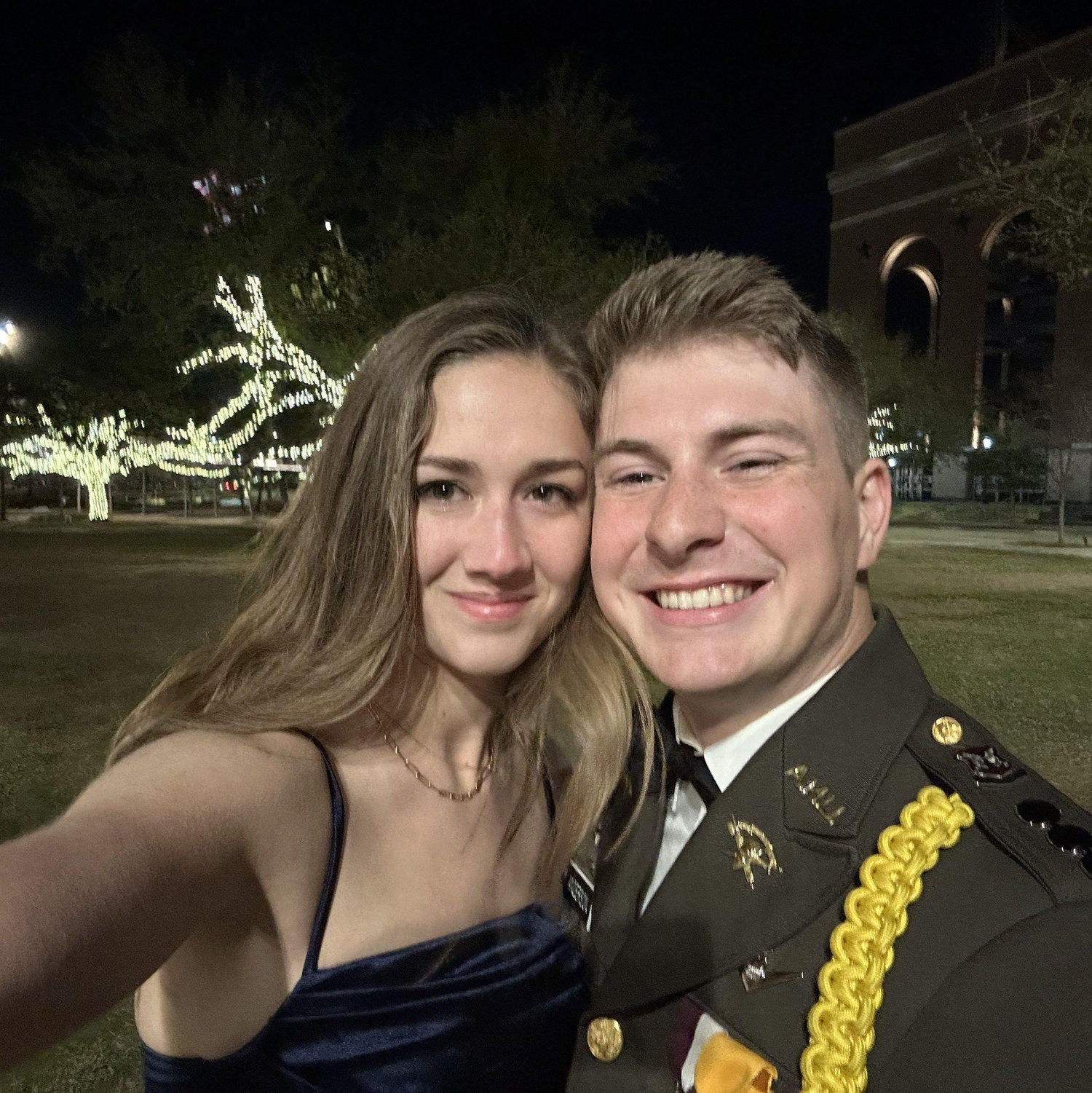 Senior Dining Out night with the Corp of Cadets