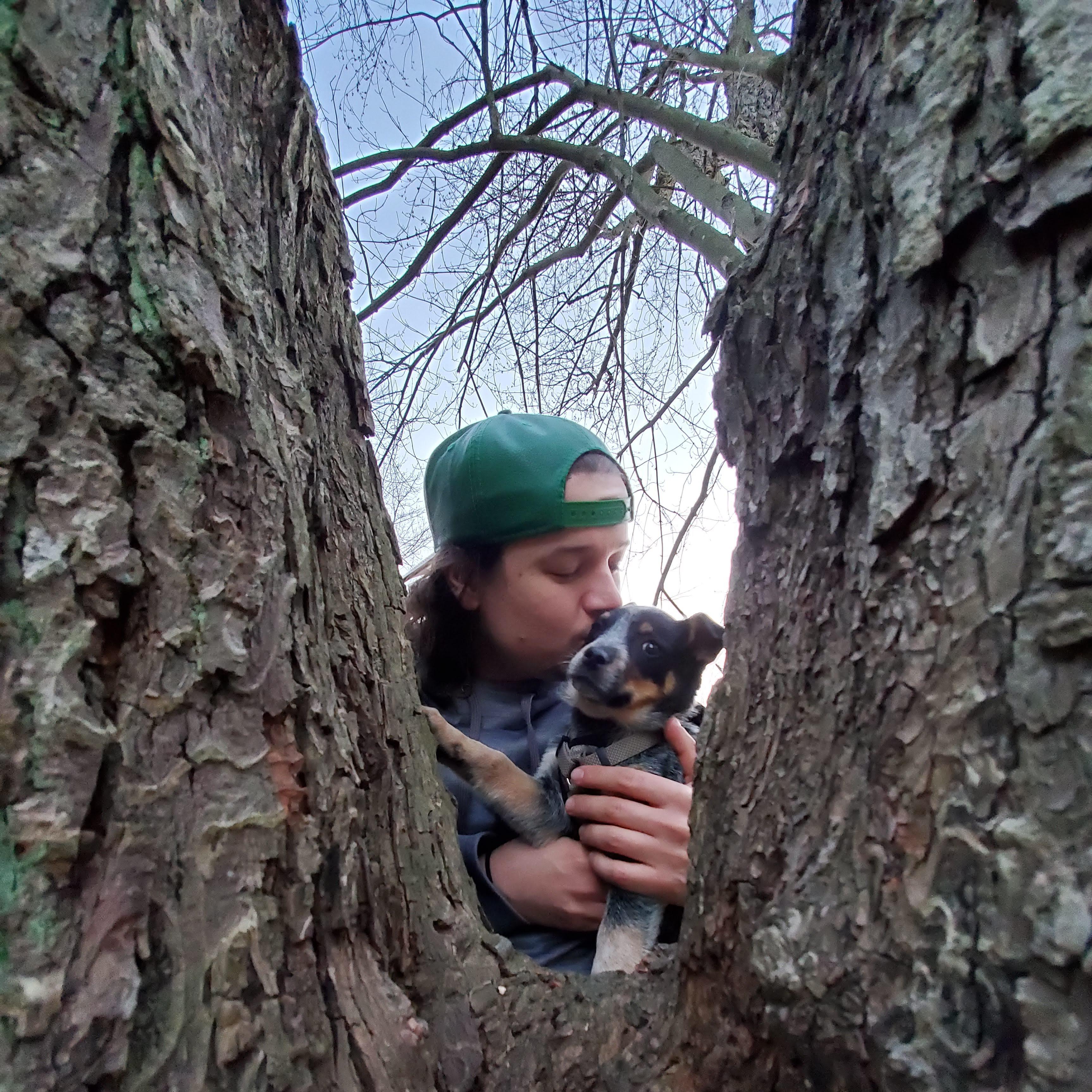 One of my favorite pictures of Casey and our pup Kora