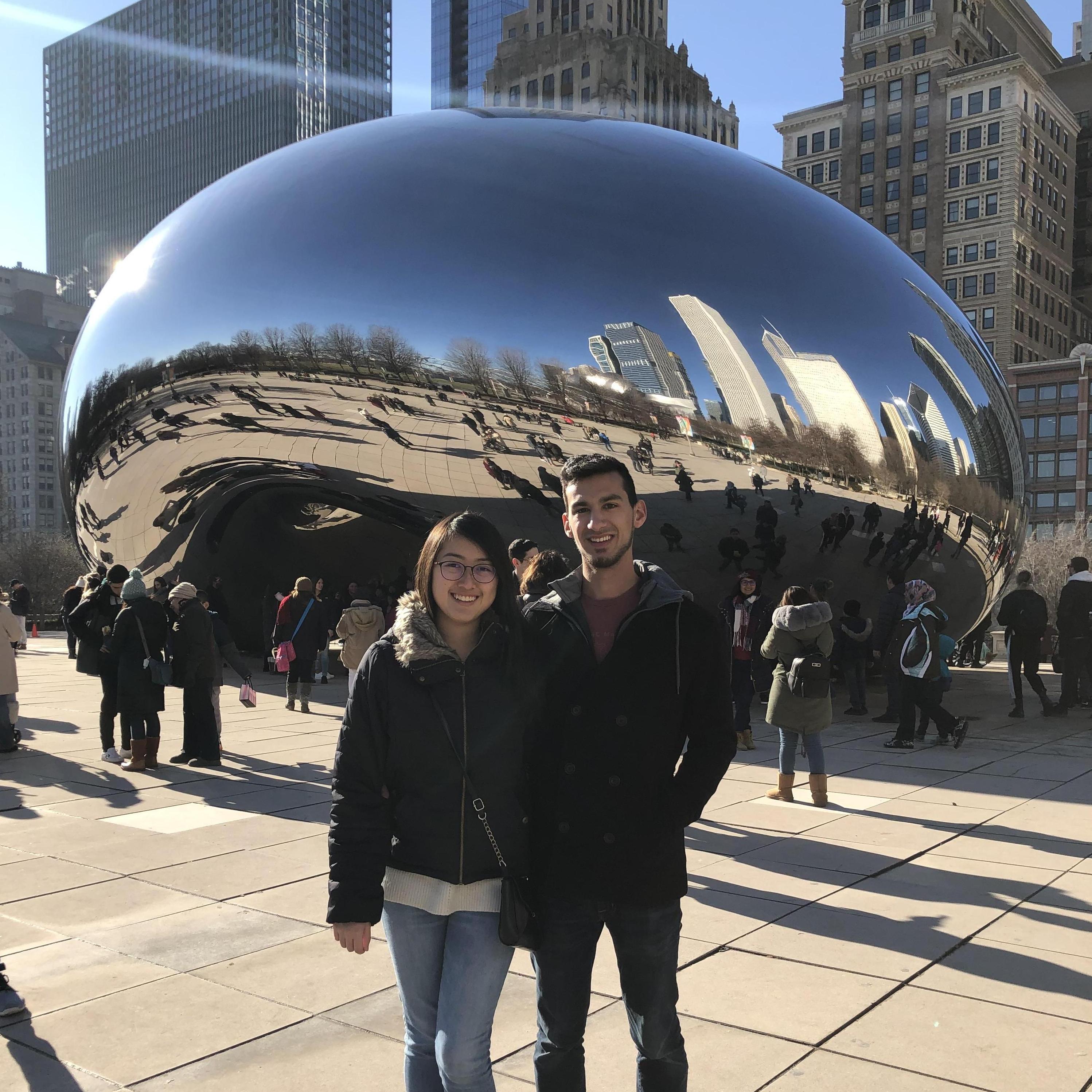 Spending New Year's Eve in Chicago with some of Crystal's friends from home.