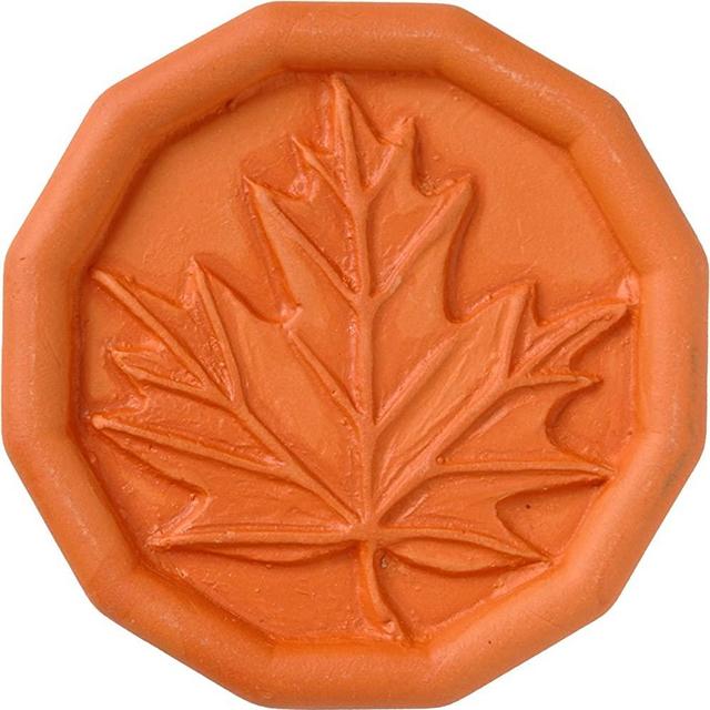 JBK Maple Leaf Terra Cotta Brown Sugar Saver