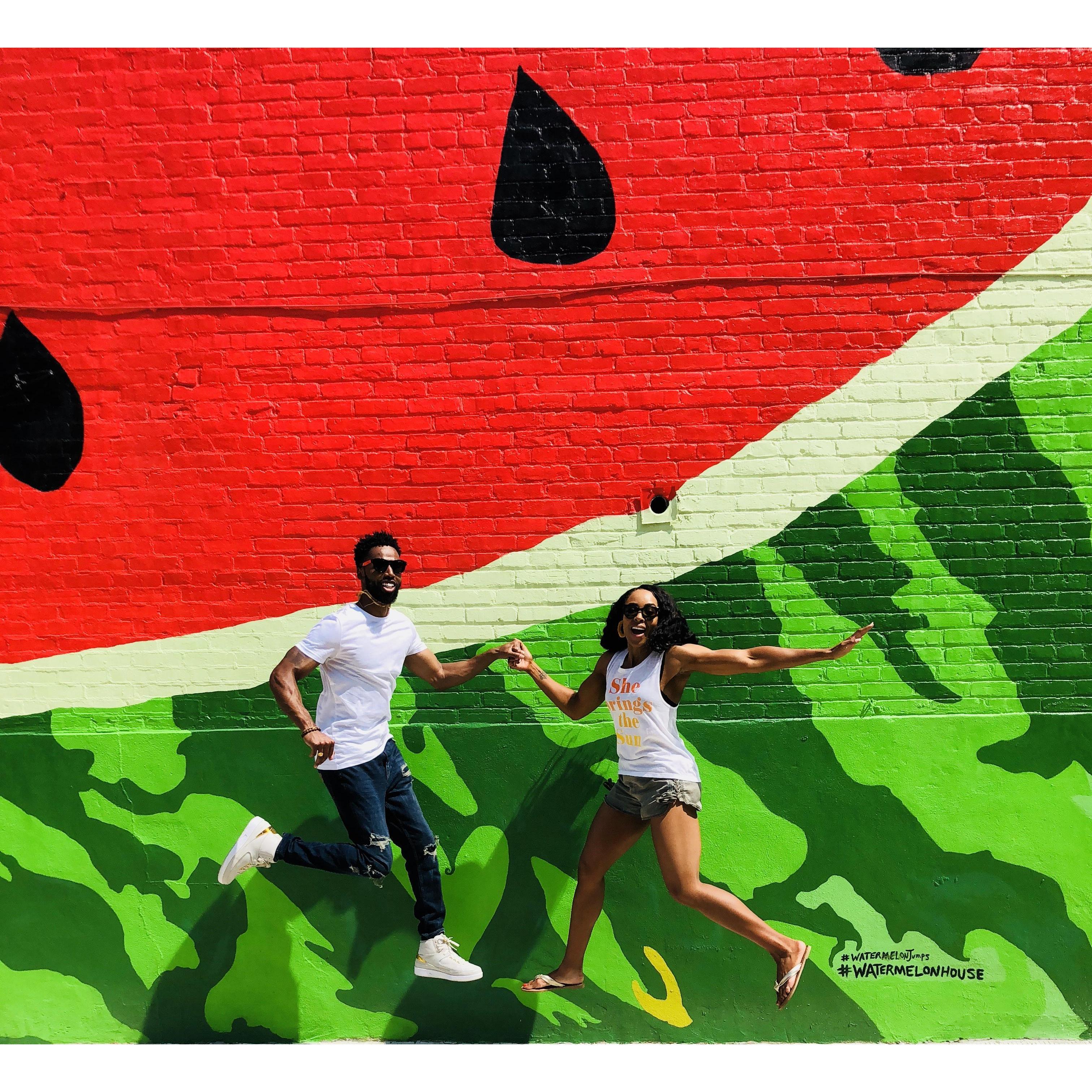 At the Watermelon House in Washington DC