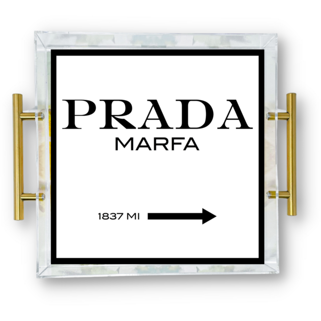 Meet In Marfa Large Tray