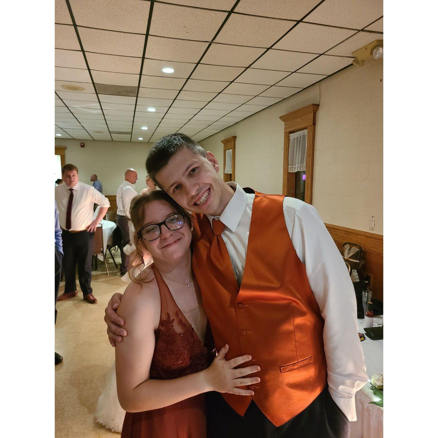 Another snapshot of our time being in a wedding party!