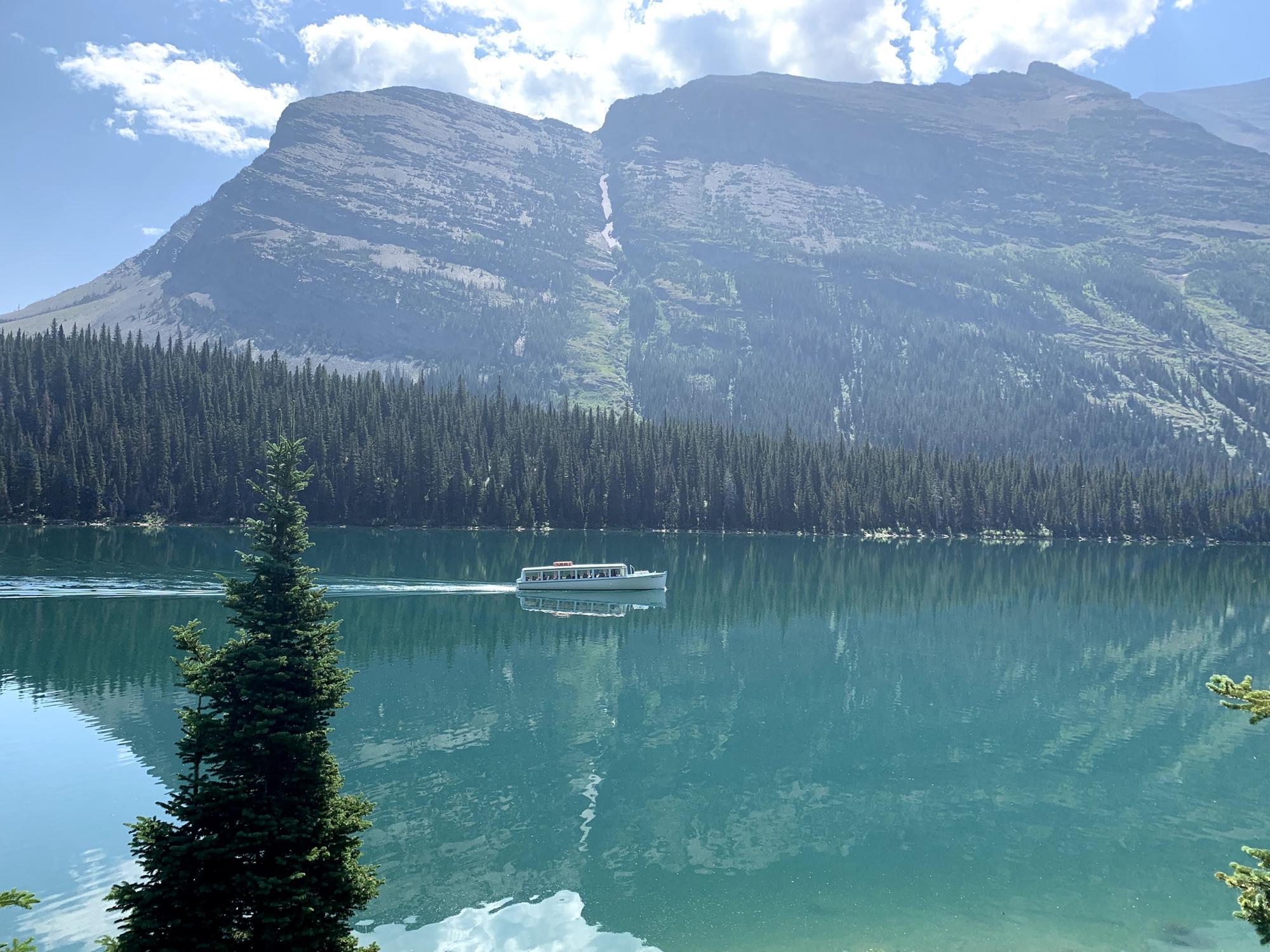 Lake Josephine in Many Glacier