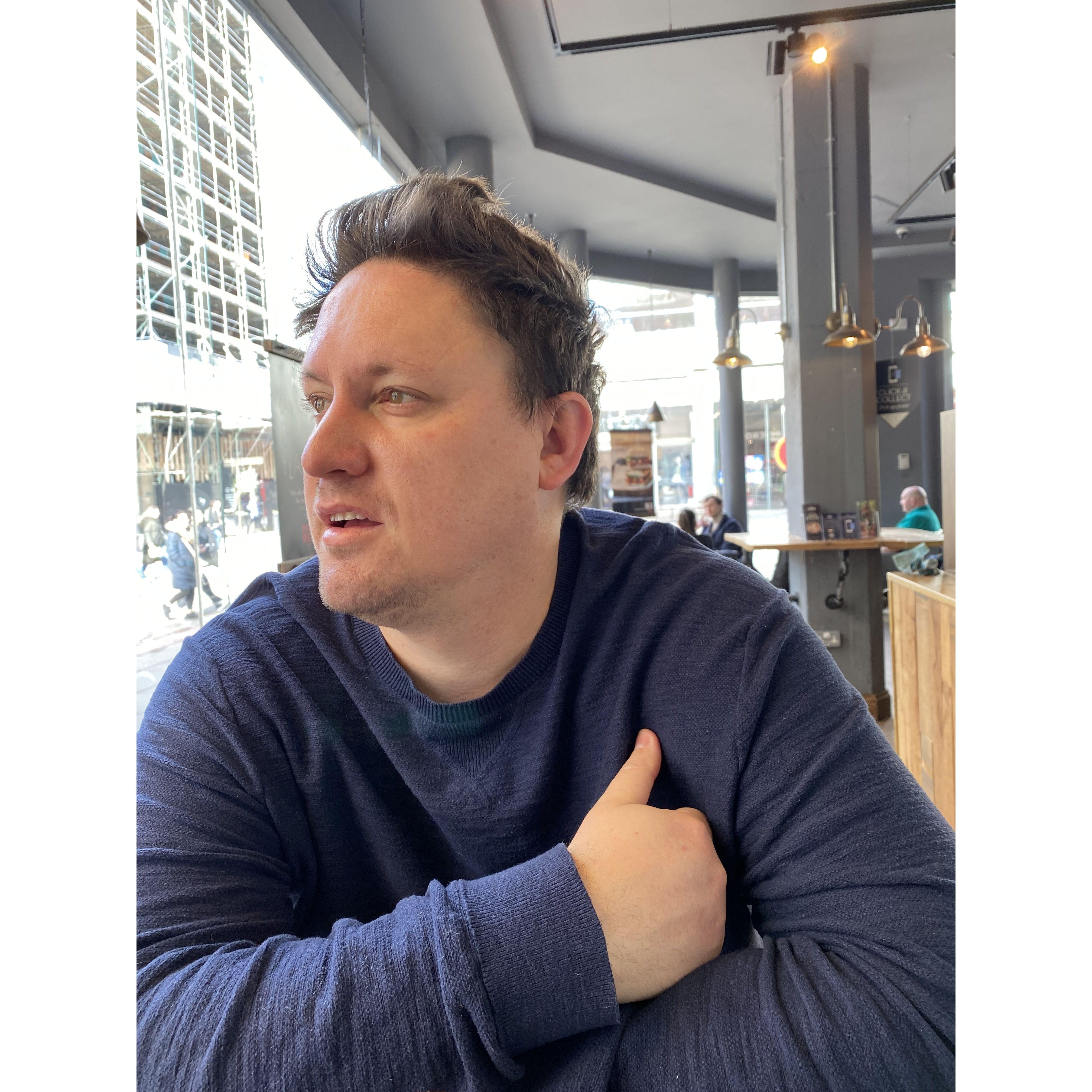Logan in Glasgow March 2022