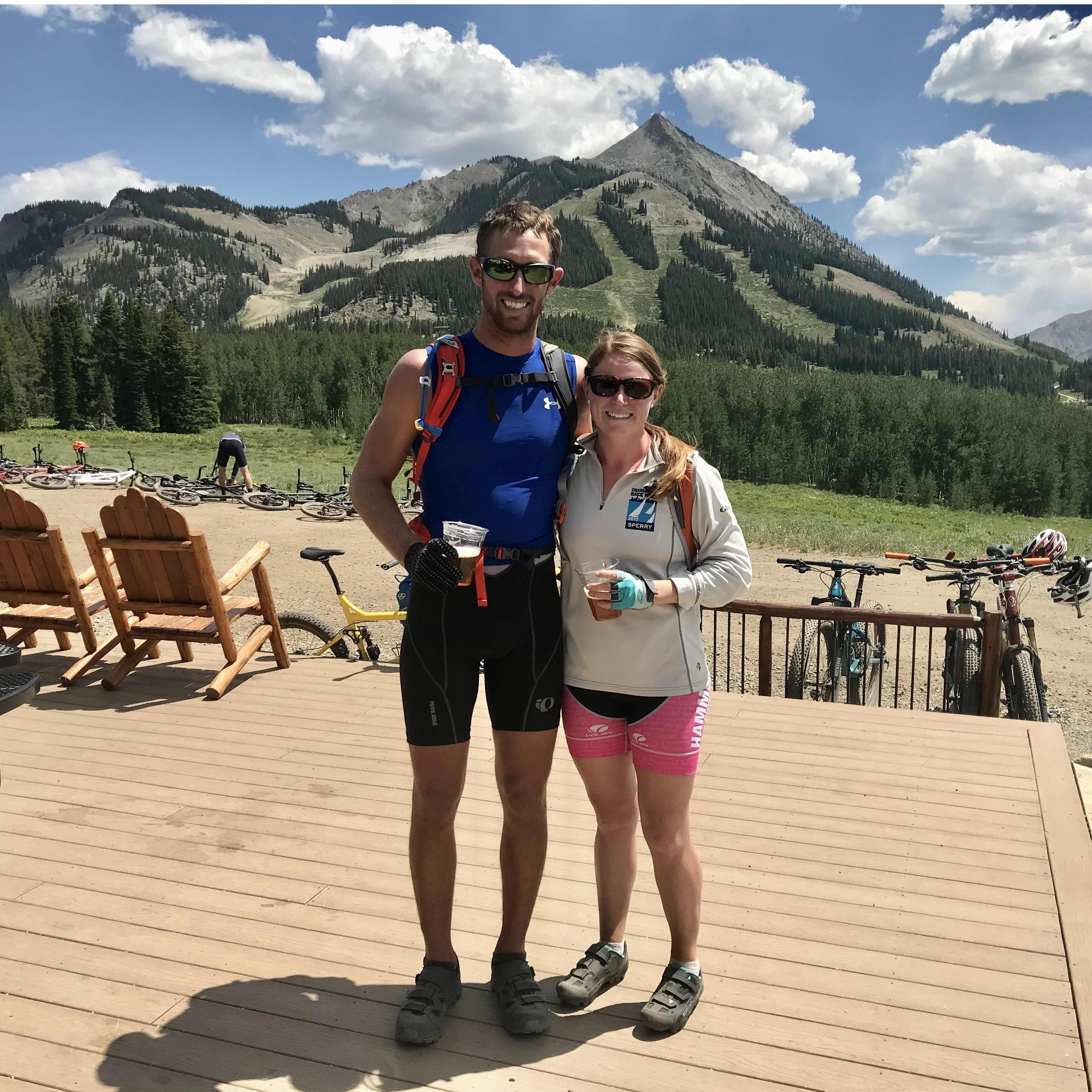 Our first tandem bike adventure in Crested Butte, CO