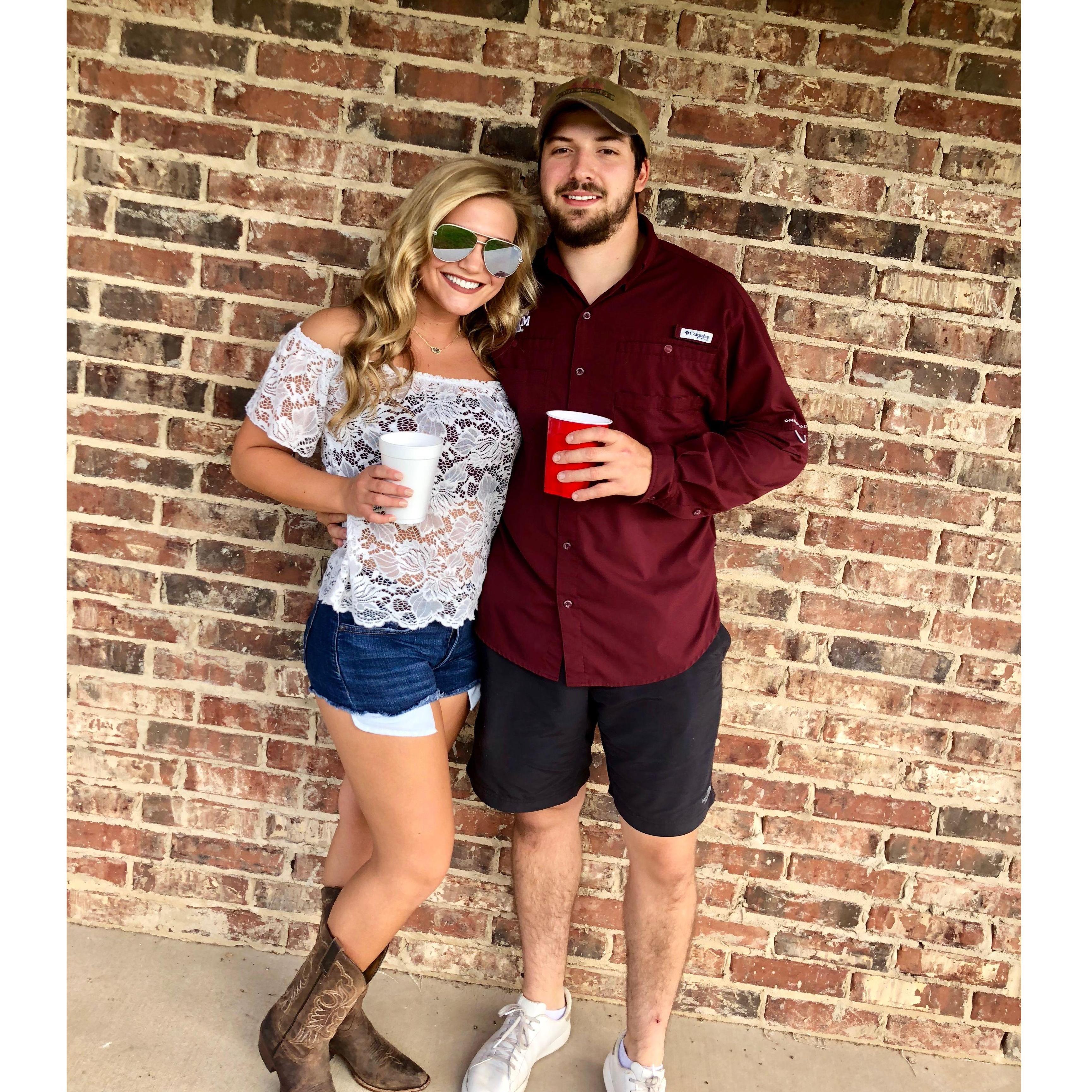2018 - He should've known I was into him-no one agrees to an Aggie football game unless it's serious!