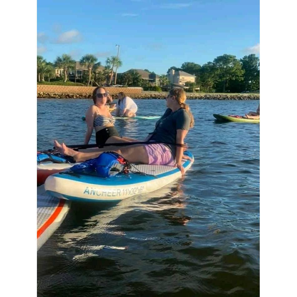 Paddle boarding in Pensacola with the Sup girls of emerald coast
