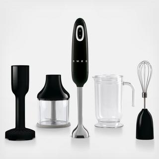 50's Retro Style Hand Blender with Accessories