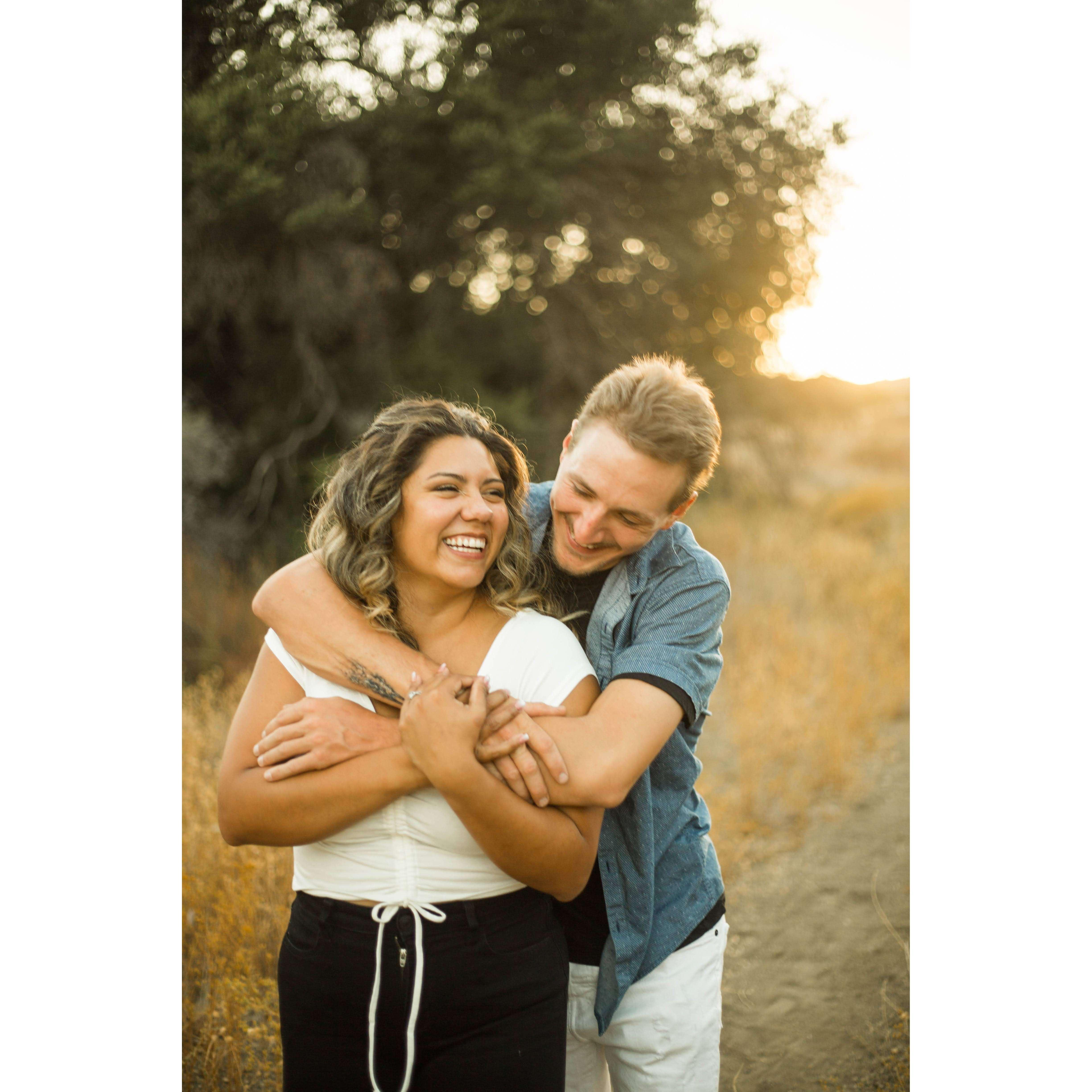 We finally got engagement photos done a year after being engaged... better late than never.