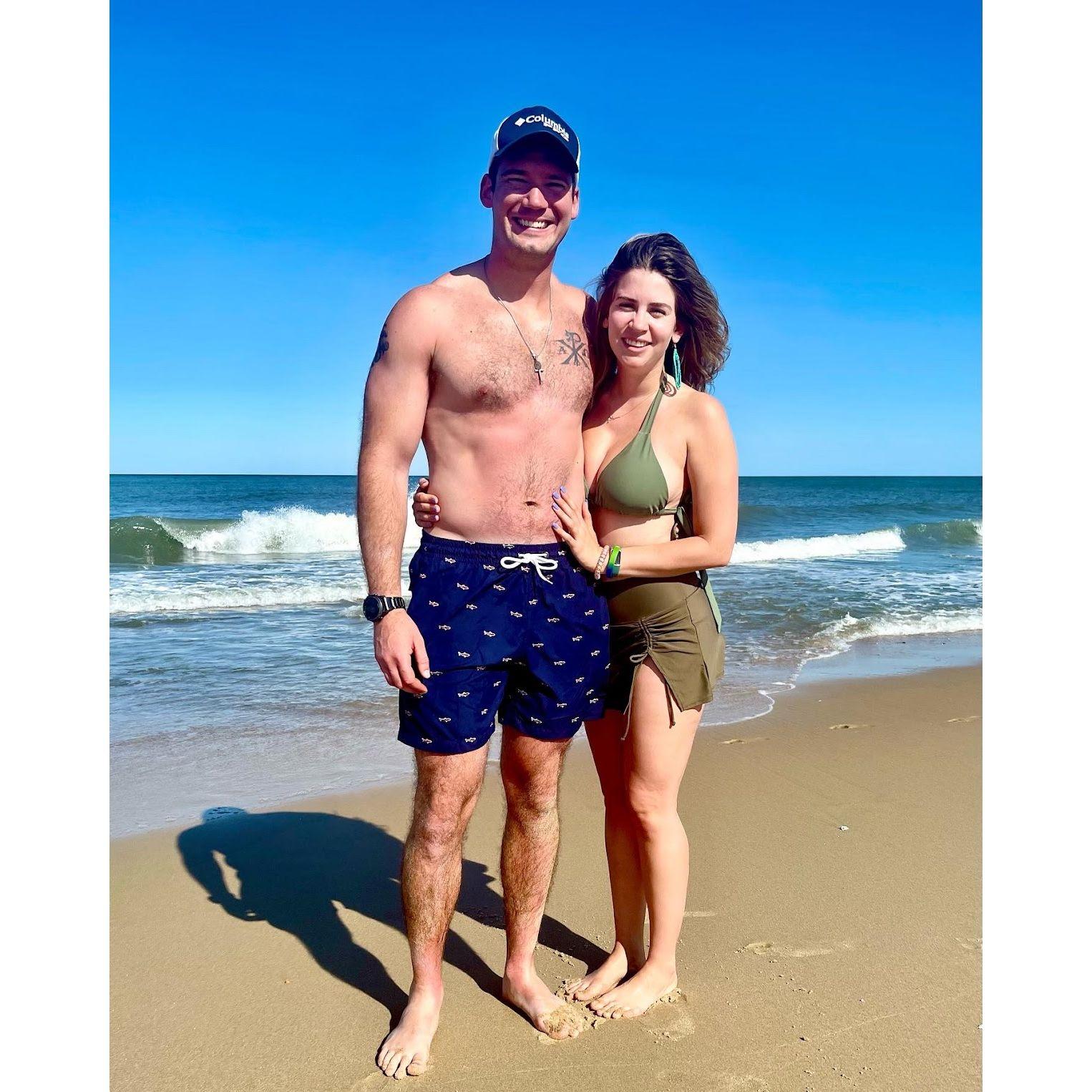 Our first trip to the beach together!