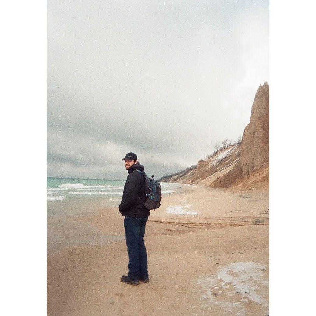 One of our first trips to Gizzy Beach.. Garrett's planning the proposal... ;)