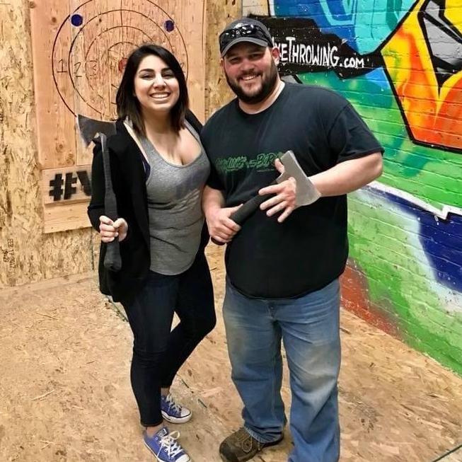 We’re basically axe throwing pros 🪓🎯