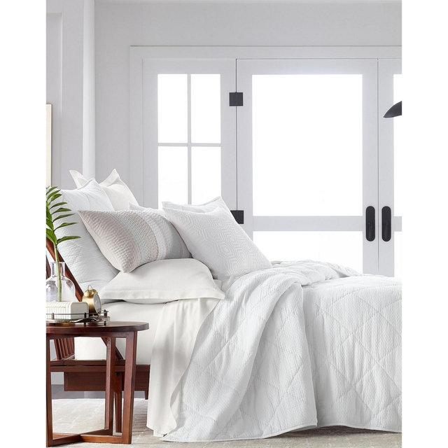 Hotel Collection Dobby Diamond 3-Pc. Coverlet Set, King, Created for Macy's