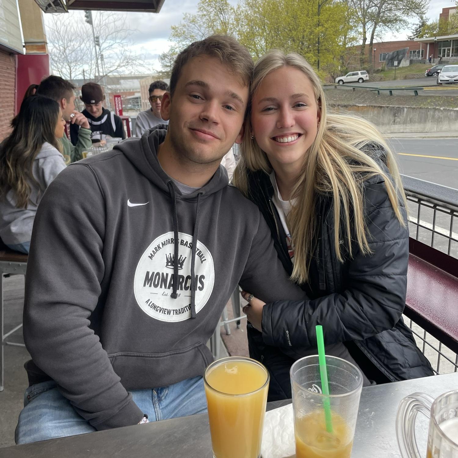 First picture as a couple in college